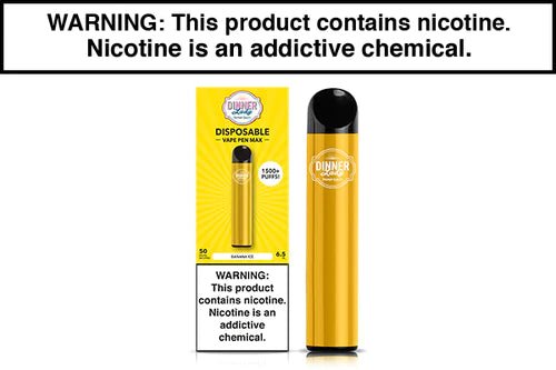 DINNER LADY VAPE PEN MAX DISPOSABLE 1500 PUFFS