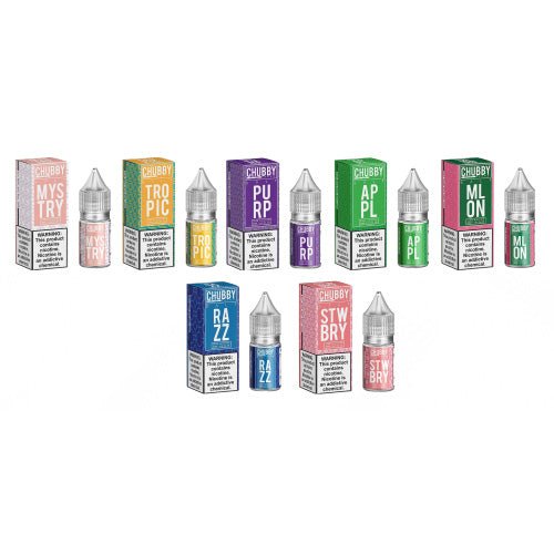**SALE** CHUBBY VAPES SALT NICOTINE 30ML